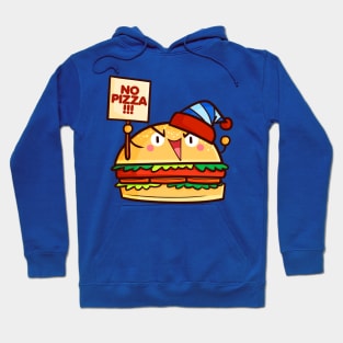 Hamburger No Pizza Hoodie